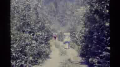 Alaska USA (1977): Grainy Footage Of Backpackers Resting Snacking And Hiking In A