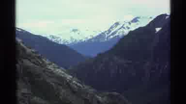 Alaska USA (1977): Beautiful High Peaks Of Mountains In A Rural And Scenic Area