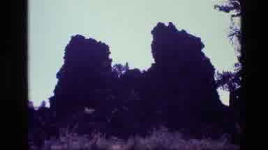 Idaho USA (1972): Sprawling Landscape Riddled With Rock Formations Knotty Tree