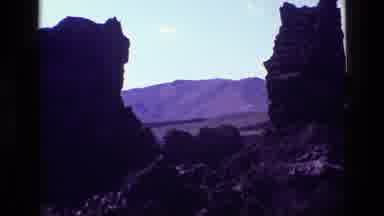 Idaho USA (1972): Zooming Out Of A Scene Of Rock Formations
