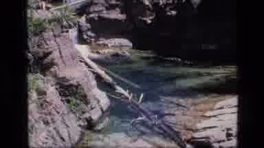 SCAPEGOAT WILDERNESS MONTANA USA .MP-1973: Water Flows Briskly And Gently