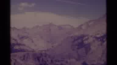 MINARET WILDERNESS CALIFORNIA USA .M-1975: Mountainous Focus Trees Snow Ice