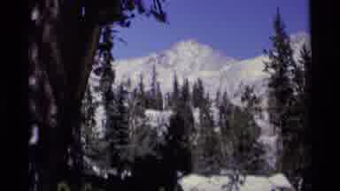 MINARET WILDERNESS CALIFORNIA USA .M-1975: A View Of A Mountain Ending With A
