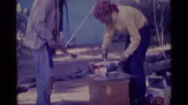 MINARET WILDERNESS CALIFORNIA USA .M-1975: People Gathering And Camping While