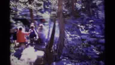 MINARET WILDERNESS CALIFORNIA USA .M-1975: People Sitting And Talking In The