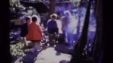 MINARET WILDERNESS CALIFORNIA USA .M-1975: A Group Of People Camping In The