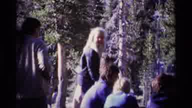 MINARET WILDERNESS CALIFORNIA USA .M-1975: Group Of People Smiling And Enjoying