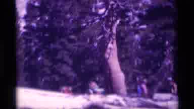 MINARET WILDERNESS CALIFORNIA USA .M-1975: Hikers Walking Through Nature