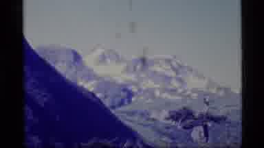 Alaska USA (1977): Video Showing Mountains In The Background Then A Shot Of