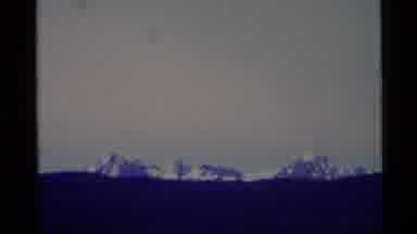 Alaska USA (1977): Beautiful Landscape Of The Snowy Mountains And Wide Open Fields