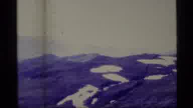 Alaska USA (1977): Snowy Mountain Panorama From Below Summit