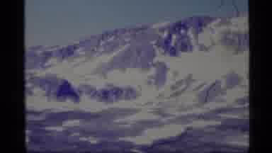 Alaska USA (1977): A Vast Wide Valley Entry To A Snow Capped Mountain