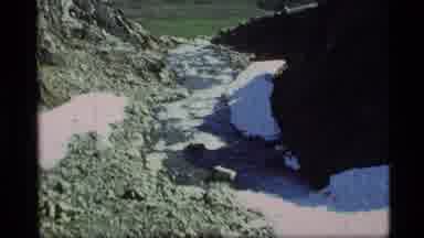 Alaska USA (1977): Rocky Snowy Mountain Top With Zoomed View Of Other Mountain