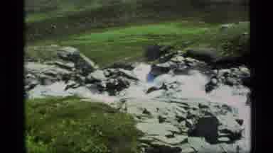 Alaska USA (1977): View Of Swift Running Mountain River On A Bright Sunny Day