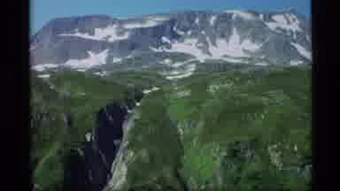 Alaska USA (1977): Flowers And Mountain