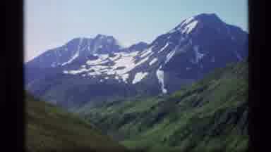 Alaska USA (1977): Beautiful Mountains With Snow