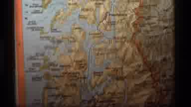 Alaska USA (1977): Old School Relief Map From 5th Grade