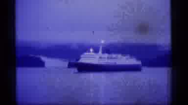 Alaska USA (1977): Ship "Columbia" Returning To Port