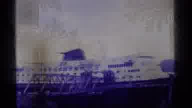 Alaska USA (1977): Cruise Ship With A Large Group Of People On Cots