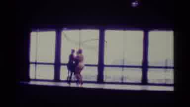 Alaska USA (1977): Trio Practicing Synchronized Dance Moves In Front Of Clear