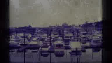 Alaska USA (1977): Boat Dock Filled With Boats On A Peaceful And Calm Waterway