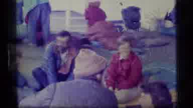 Alaska USA (1977): Several People Sitting In A Circle Talking Then It Switches To