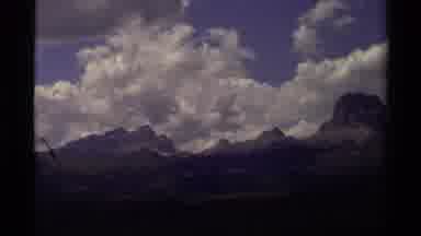 Canada (1979): Video Pans Over A Mountainside With Trees And Rolling Hills