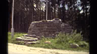 Canada (1979): Police Officer Traffic Checkpoint Stop At Waterton Glacier
