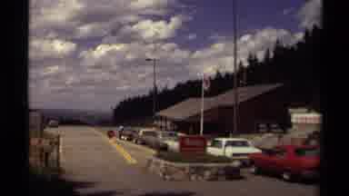 Canada (1979): Park Entrance In Front Of Trees And Second Shot Of Park Monument