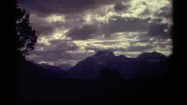 Canada (1979): Nature The Sky Trees In Old Fashioned Mountain Range Video