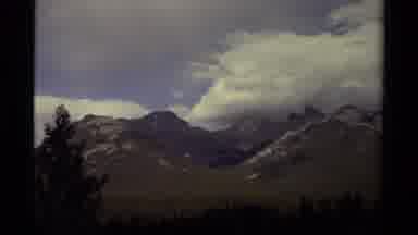 Canada (1979): Wintery Nature Landscape Zooming Time Lapse Video With Snow