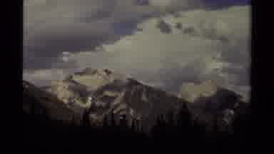 Canada (1979): Landscape With A Cloudy And Blue Sky In The Background Snowy