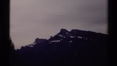 Canada (1979): Snow Topped Mountain And Bloomed Yellow Flower Gray Sky