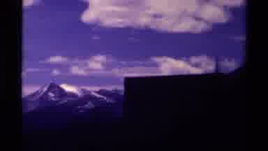 Canada (1979): Overlooking The Carving Mountains With Snow Covered Peaks