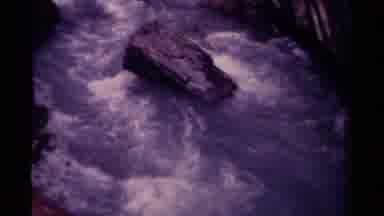 CANADA-1979: Stream Broken By Large Rocks Near Hiking Path