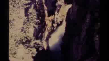 Canada-1979: Hidden Waterfall In The Mountains With Wooden Bridge
