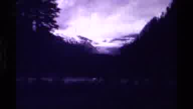Canada (1979): Viewing The Snowy Avalanche Blocking The Large Mountain Pass