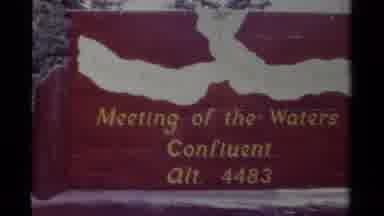 Canada (1979): Meeting Of The Waters Confluent Sign
