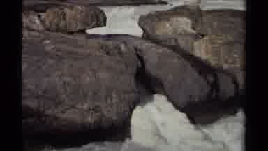 Canada (1979): Video Of Water Flowing Through Huge Rocks In Nature