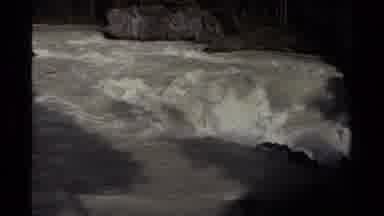 Canada (1979): A River The Camera Moves Towards Cascades And Waterfalls With Foamy