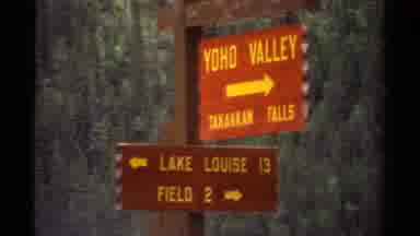 Canada (1979): A Large Welcome Board Of Tourist Destination Built Across The Road