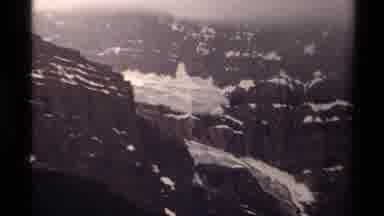 Canada (1979): View Of Melting Mountain Snow And Fog On A Cloudy Day