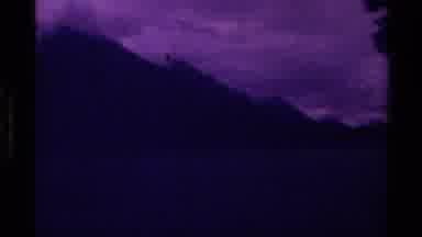Canada (1979): Panning View Of Purple Sky With Big Beautiful Big Mountains