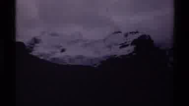Canada (1979): Sign Outside Of A Snow Capped Mountain Range Inside A National Park