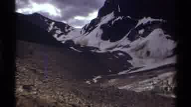 Canada (1979): Couple People Exploring Icebergs On The Water And A View Of Snow