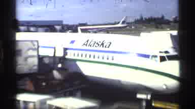 Alaska USA (1977): Alaska Plane On The Ground Of Ketchikan International Airport