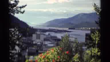 Alaska USA (1977): People Living The City Life With A Beautiful Scenery Of