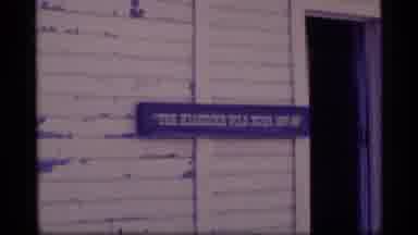 Alaska USA (1977): The Klondike Gold Rush Sign On The Church