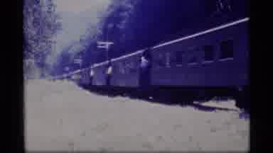 Alaska USA (1977): People Departing On A Train Heading Towards A Destination