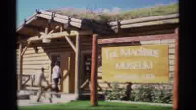 Alaska USA (1977): The Macbride Museum With People Going Inside Of It And A Clip
